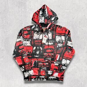 Drill Clothing Co. Tokyo Japan Anime Hoodie [Size Large]